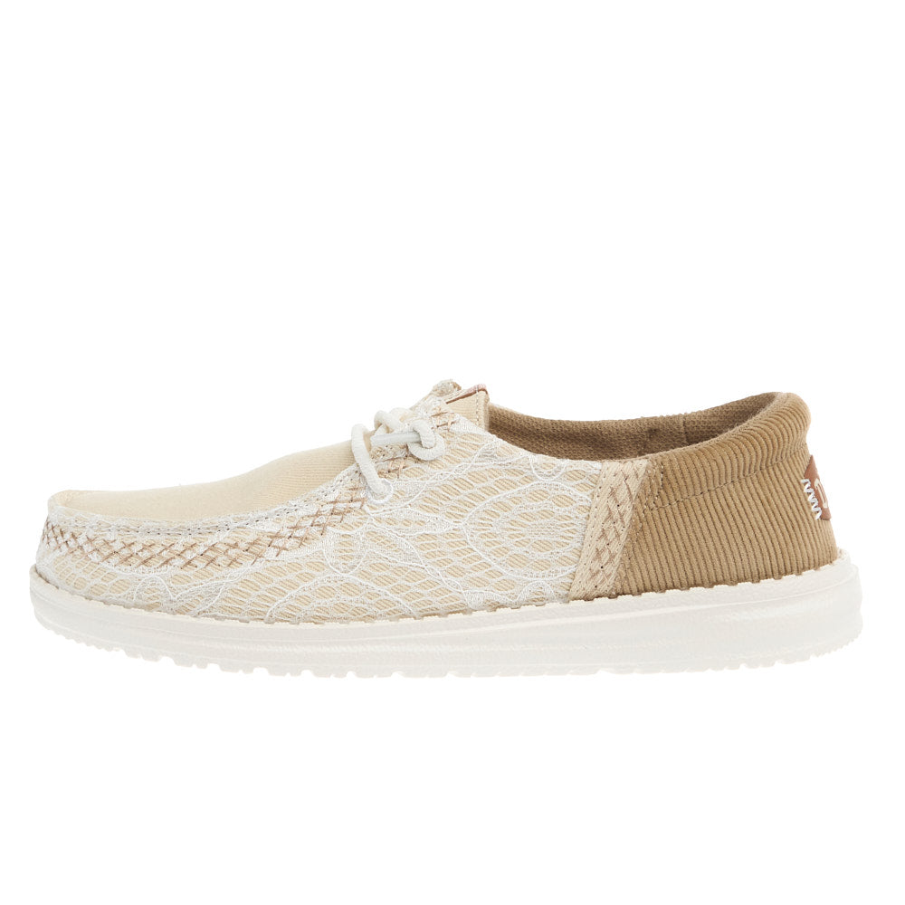Hey Dude Women's Wendy Funk Patchwork Tan Casual