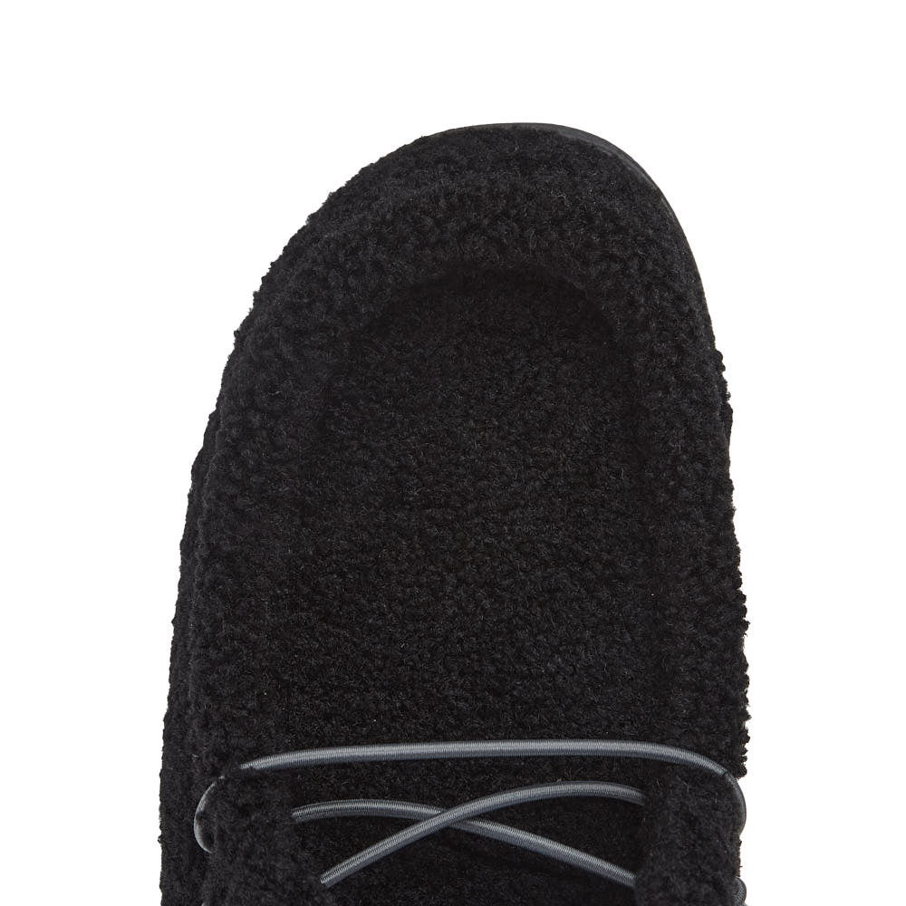 Hey Dude Men's Wally Slip Black Sherpa