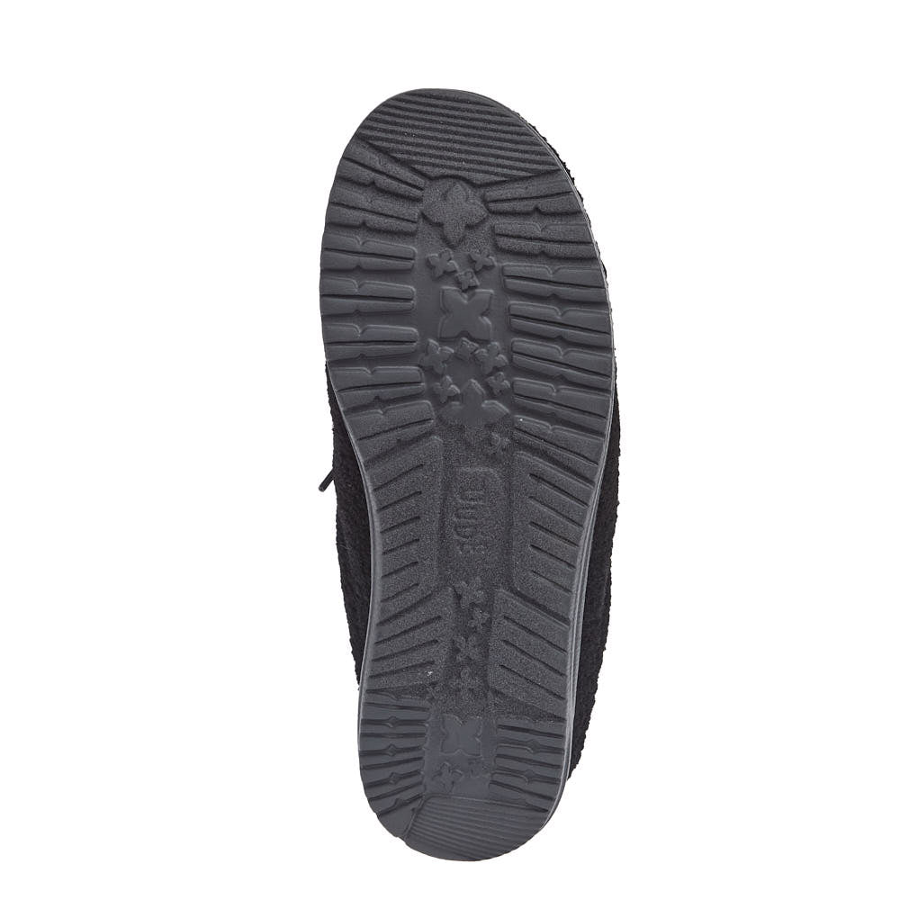 Hey Dude Men's Wally Slip Black Sherpa