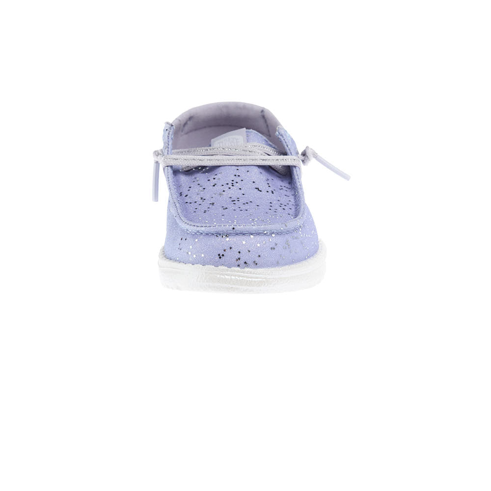 Hey Dude Toddler's Wendy Sparkle Surprise Purple Casual Shoe