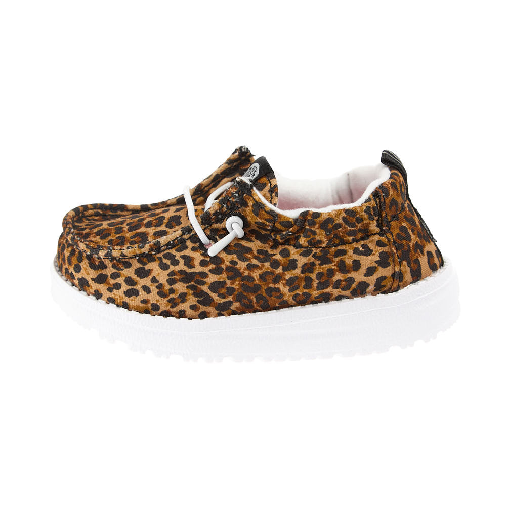 Hey Dude Toddler's Lil Slip On Novelty Leopard Casual Shoe