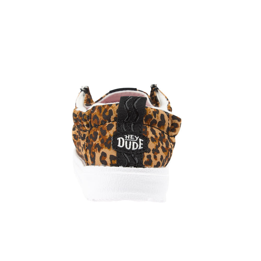 Hey Dude Toddler's Lil Slip On Novelty Leopard Casual Shoe