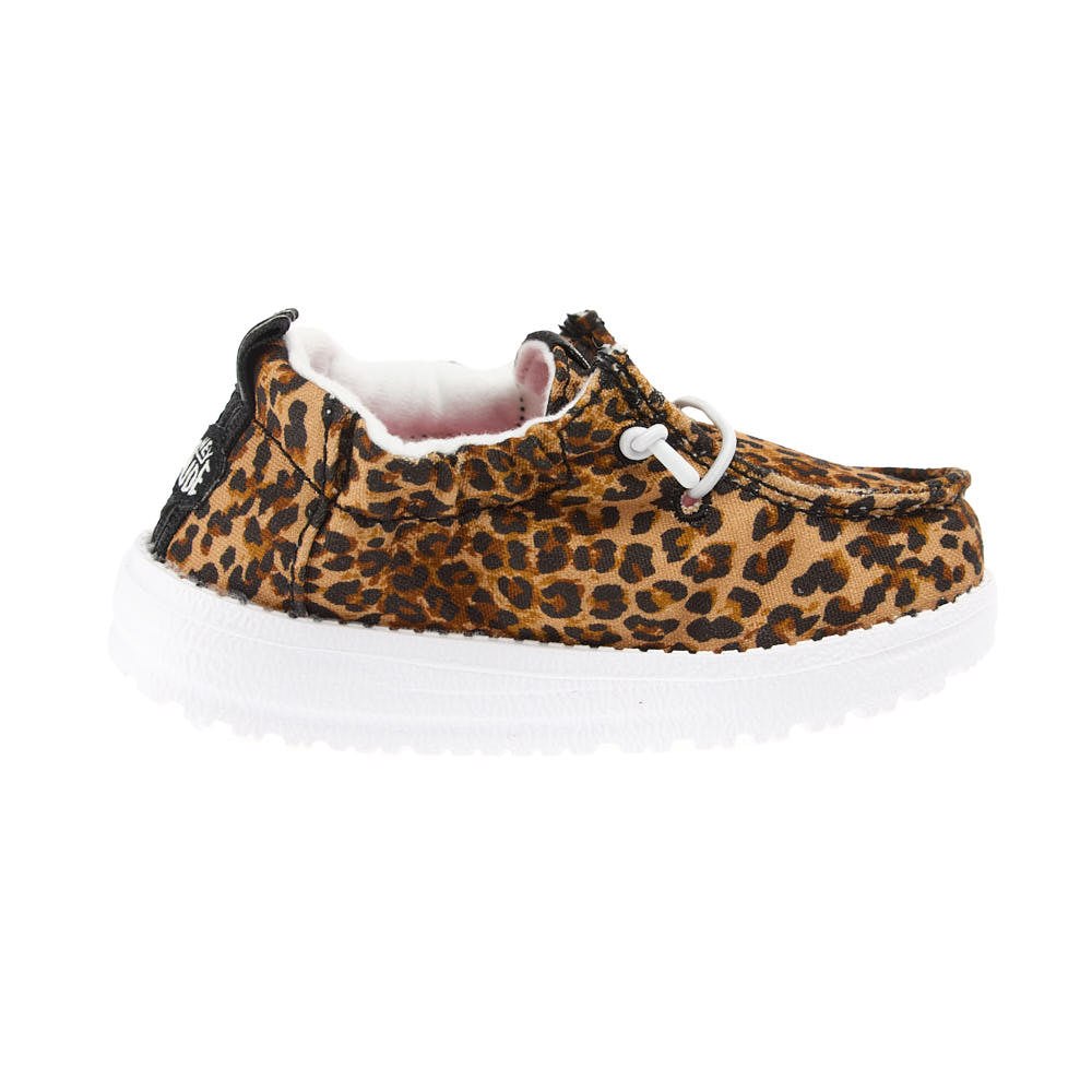 Hey Dude Toddler's Lil Slip On Novelty Leopard Casual Shoe