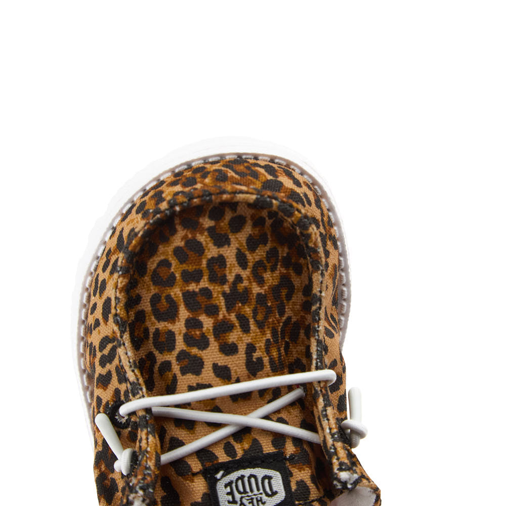 Hey Dude Toddler's Lil Slip On Novelty Leopard Casual Shoe
