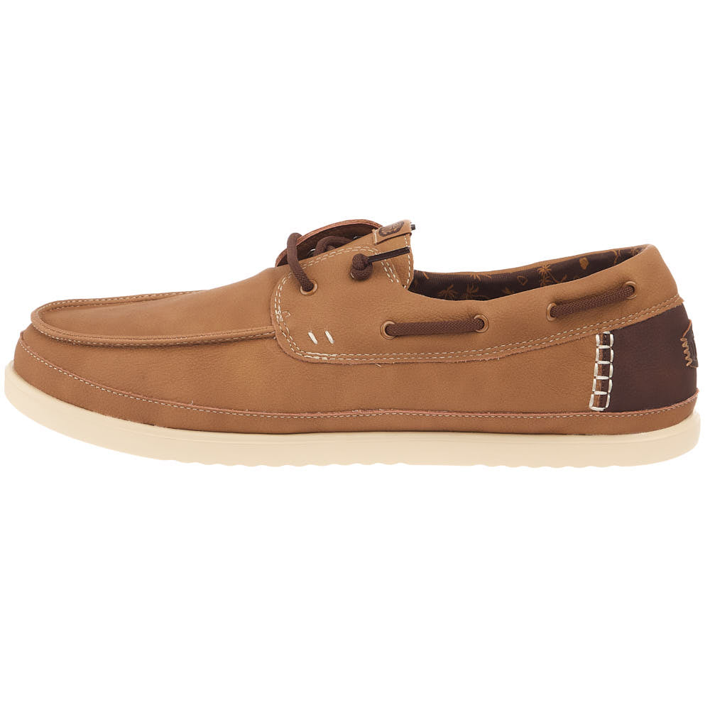 Hey Dude Men's Harbor Lo Classic Bone Brown Casual