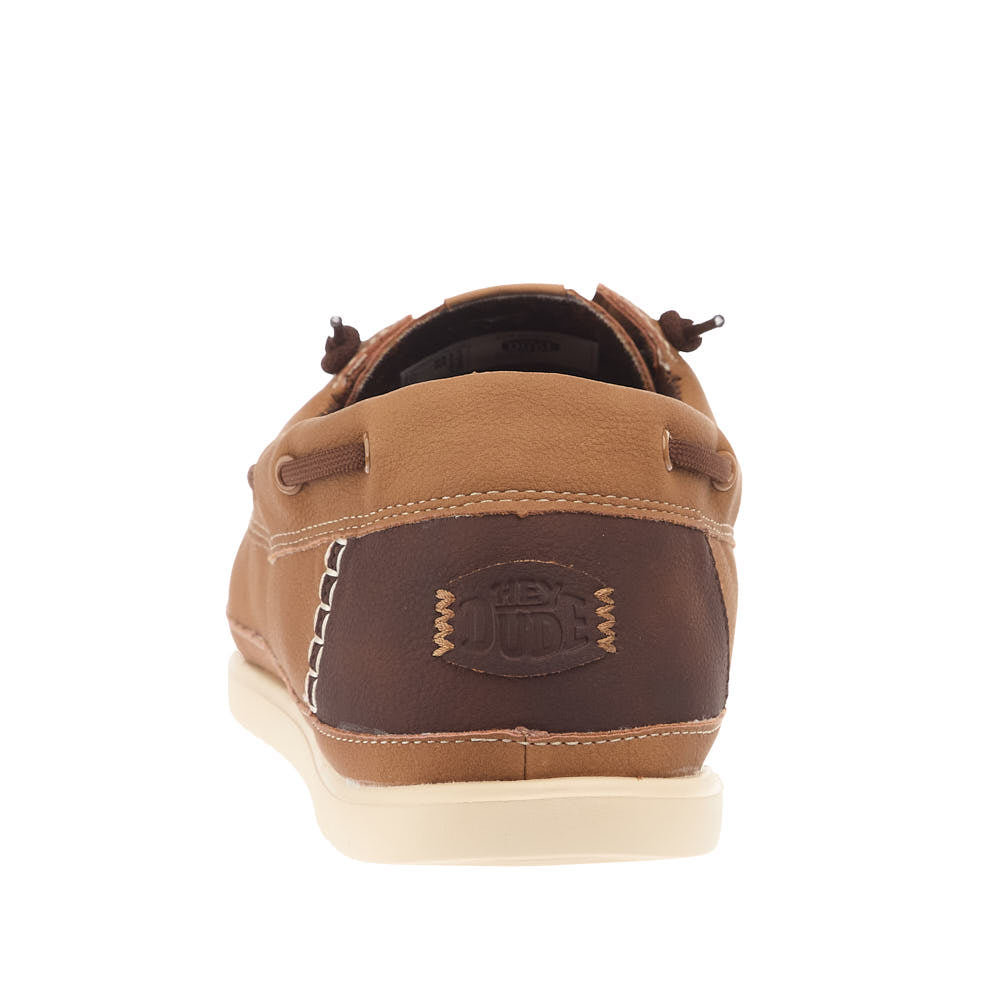 Hey Dude Men's Harbor Lo Classic Bone Brown Casual