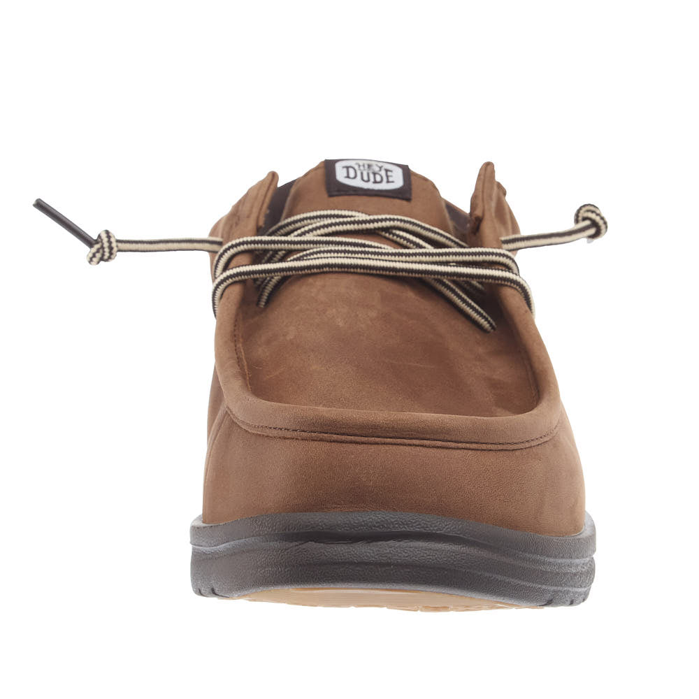 Hey Dude Men's Paul Robe Brown Full Grain Leather Casual Shoe