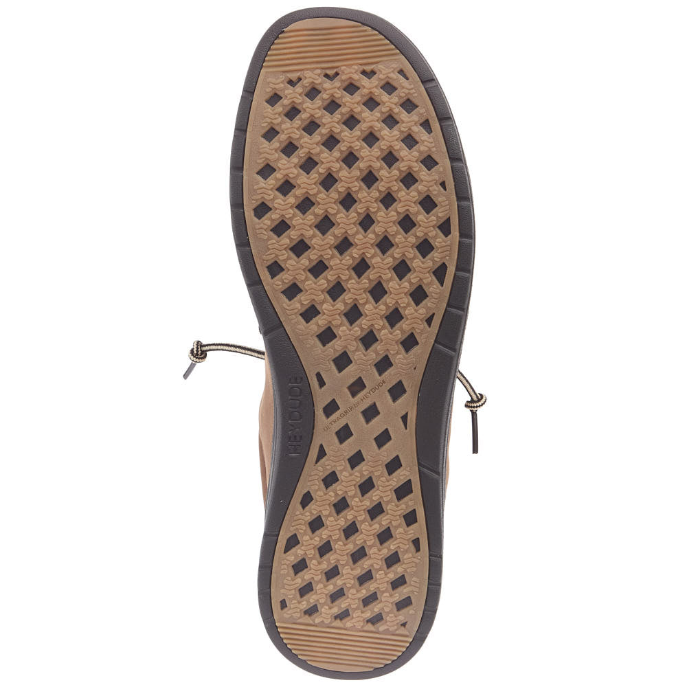Hey Dude Men's Paul Robe Brown Full Grain Leather Casual Shoe