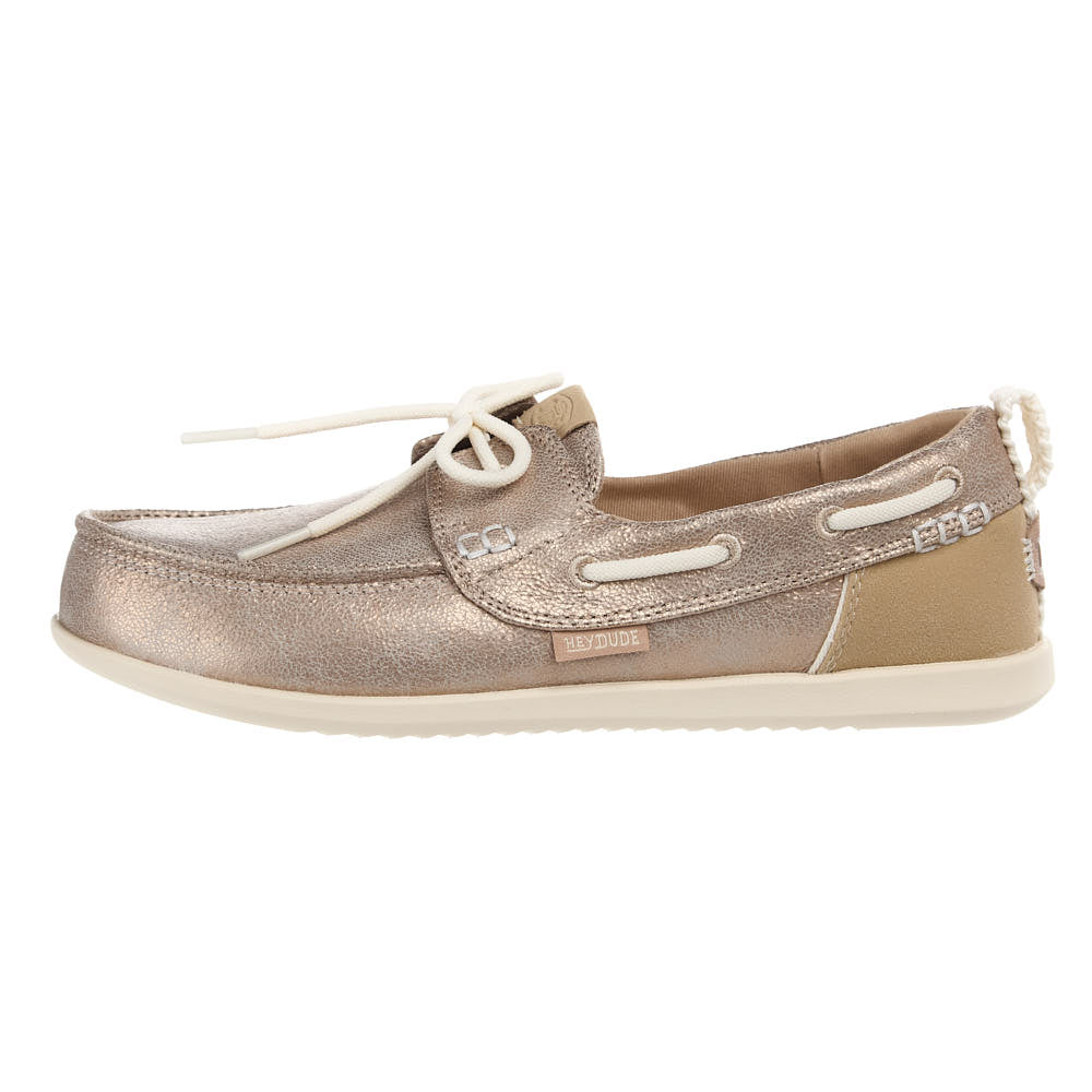 Hey Dude Women's Harbor Breeze Lo Classic Platinum
