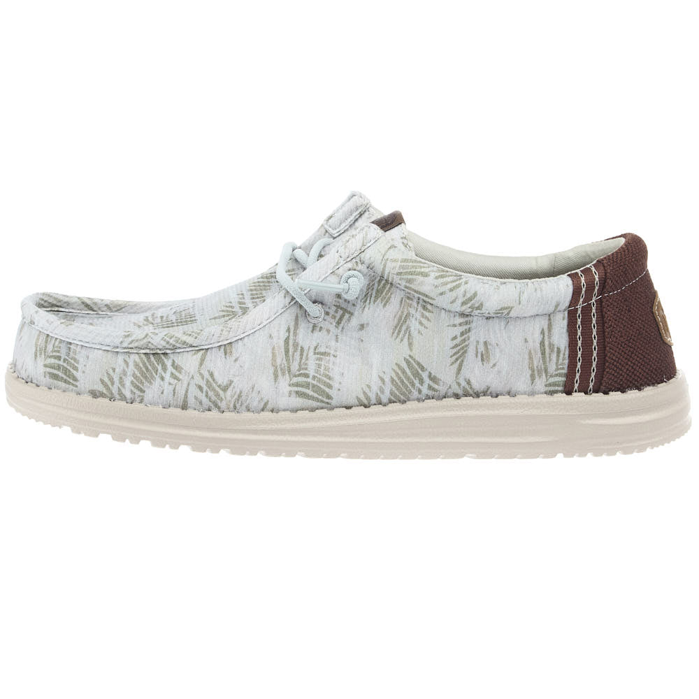 Hey Dude Men's Wally Washed Palm Harbor Green Casual