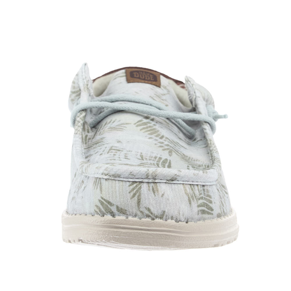 Hey Dude Men's Wally Washed Palm Harbor Green Casual