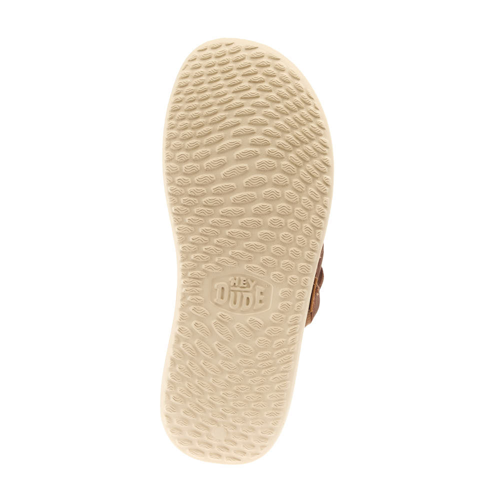 Hey Dude Women's Austin Slide Classic Cognac Sandal