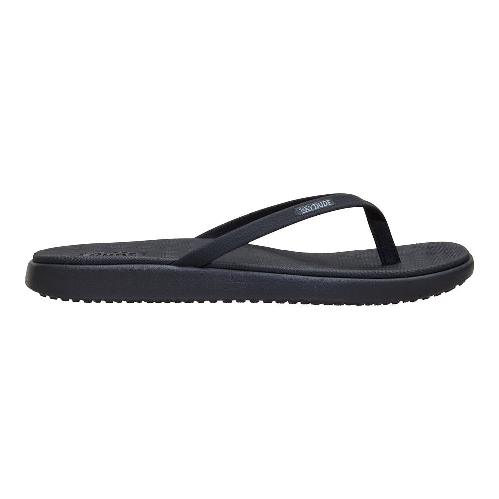 Hey Dude Women's Black Maui Breeze Flip Flop