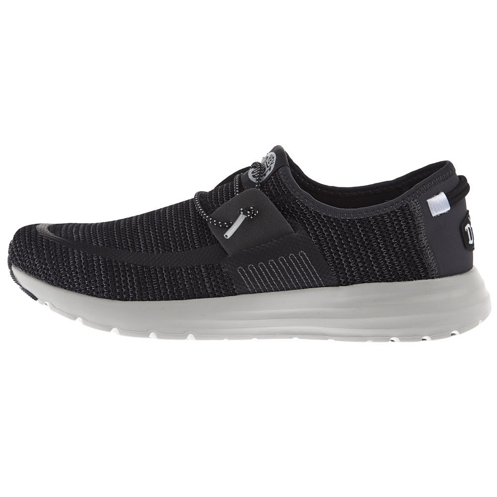 Hey Dude Men's Sirocco Stretch Sox Black Multi Casual Shoe