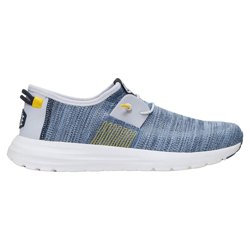 Hey Dude Men's Sirocco Stretch Sox Dark Navy/Multi Tennis Shoe