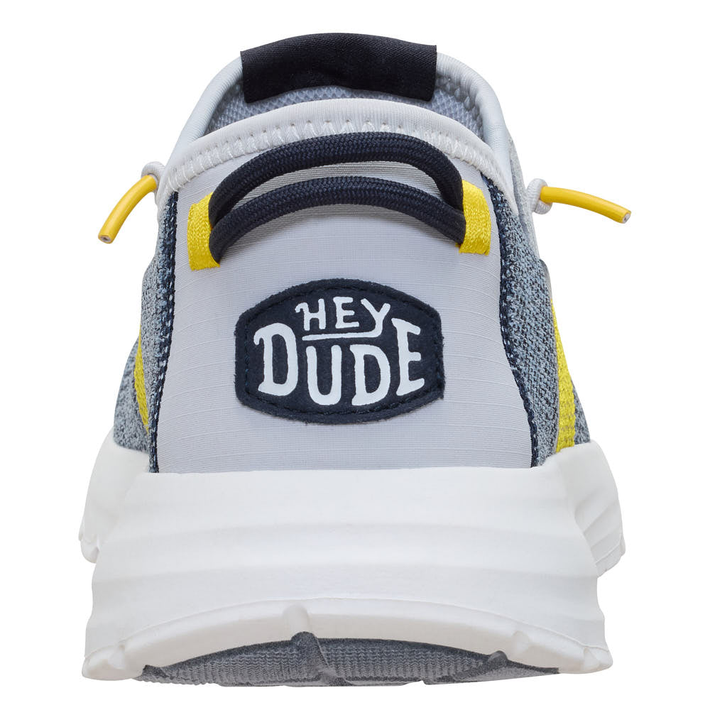 Hey Dude Men's Sirocco Stretch Sox Dark Navy/Multi Tennis Shoe