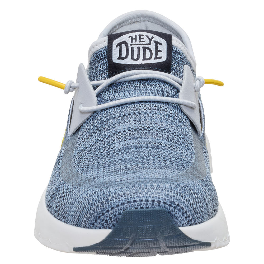 Hey Dude Men's Sirocco Stretch Sox Dark Navy/Multi Tennis Shoe
