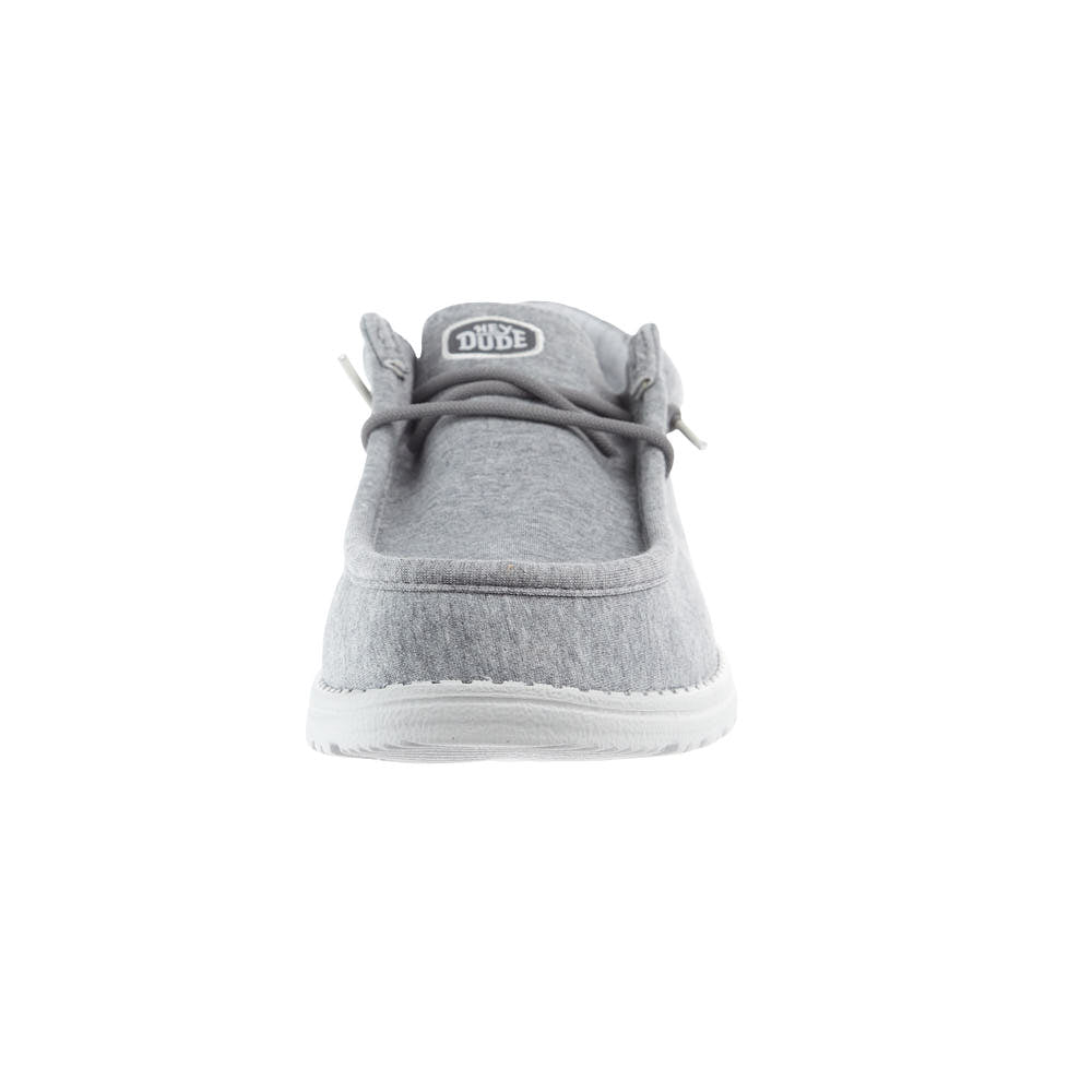 Hey Dude Men's Wally Stretch Jersey Grey Casual