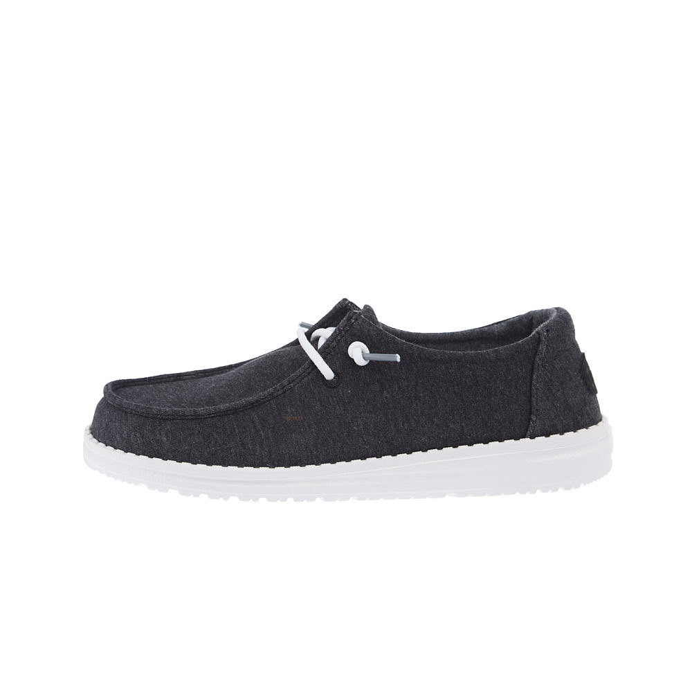 Hey Dude Women's Wendy Stretch Black Jersey Casual