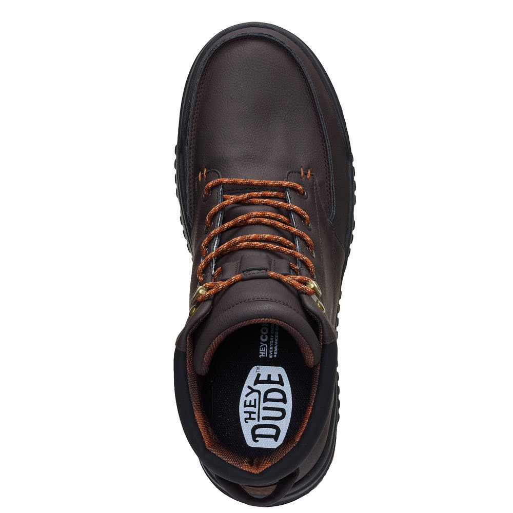 Hey Dude Men's Bradley II Chocolate Lace Up