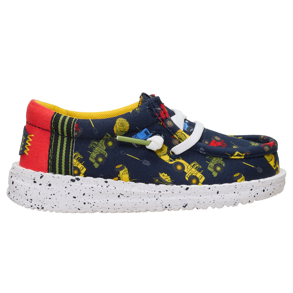Hey Dude Toddler's Wally Navy Tiny Travelers Casual Shoe