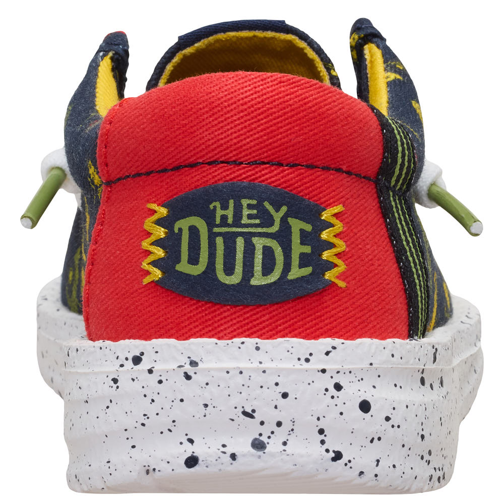 Hey Dude Toddler's Wally Navy Tiny Travelers Casual Shoe