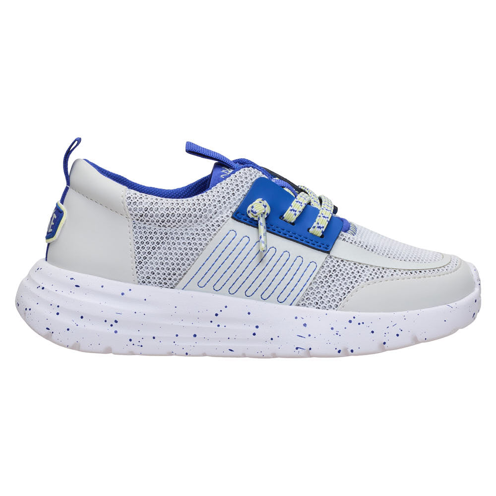 Hey Dude Kid's Sirocco Play Blue and Grey Stretch Sox