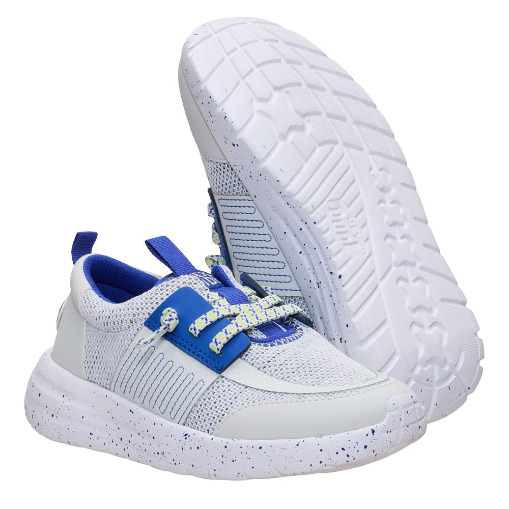 Hey Dude Kid's Sirocco Play Blue and Grey Stretch Sox