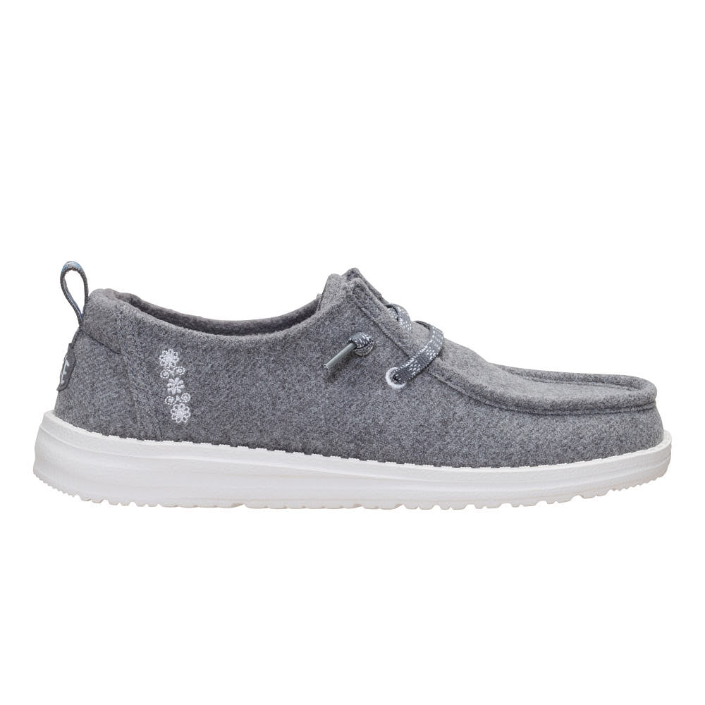 Hey Dude Women's Cozy Wool Grey Poppy Seed Casual