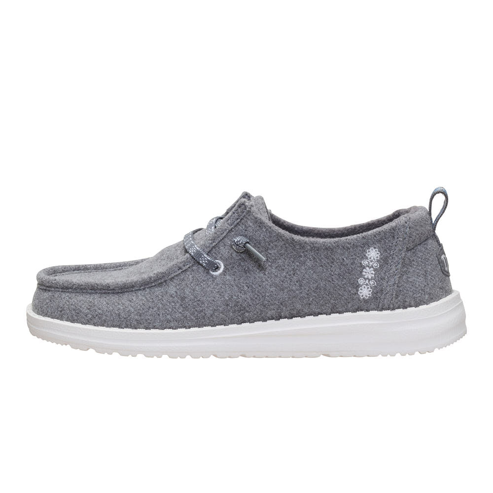 Hey Dude Women's Cozy Wool Grey Poppy Seed Casual