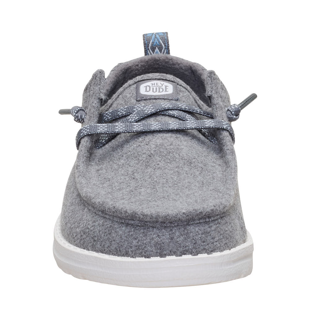 Hey Dude Women's Cozy Wool Grey Poppy Seed Casual