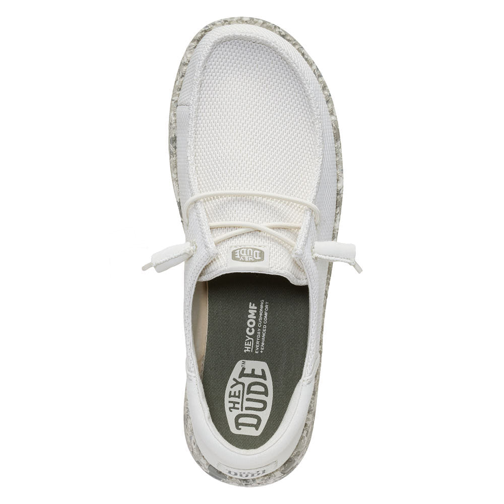Hey Dude Women's Wendy Funk Mesh Field Camo Silver Birch Casual