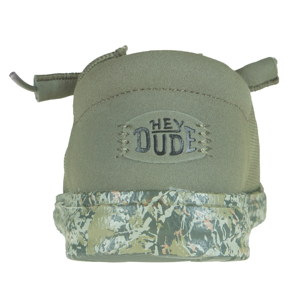 Hey Dude Women's Wendy Funk Mesh Field Camo Dark Olive Casual