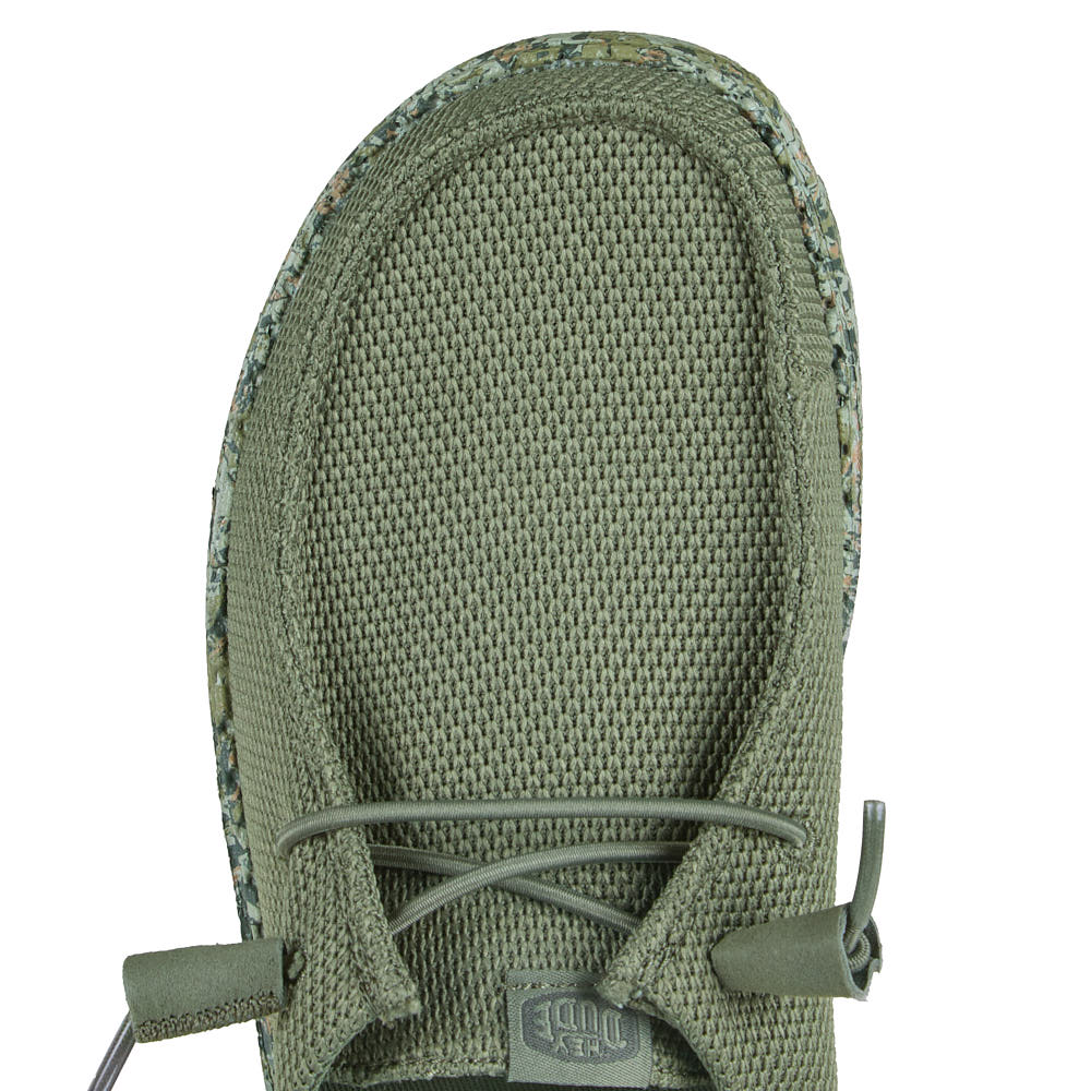 Hey Dude Women's Wendy Funk Mesh Field Camo Dark Olive Casual