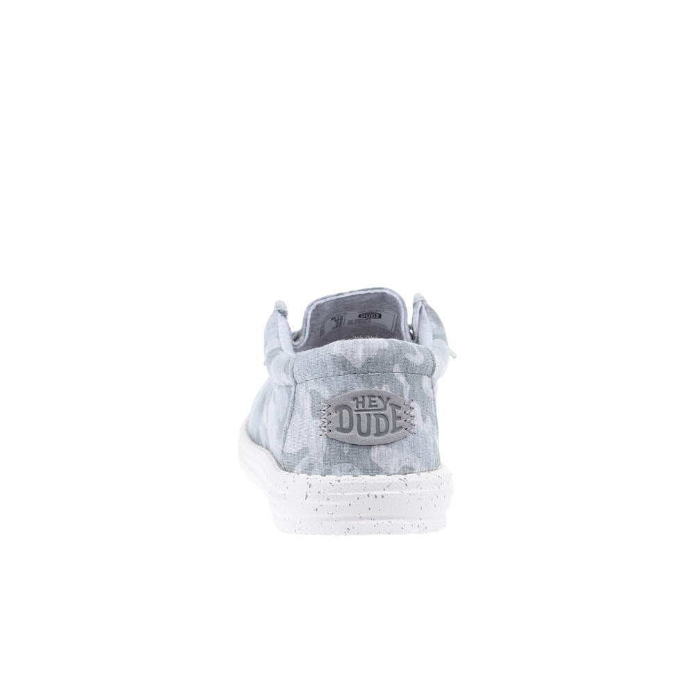 Hey Dude Men's Wally Stretch Jersey Light Grey Camo