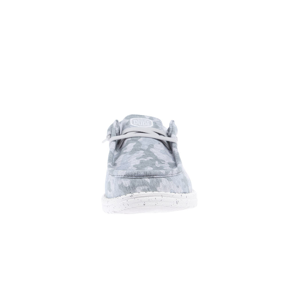 Hey Dude Men's Wally Stretch Jersey Light Grey Camo