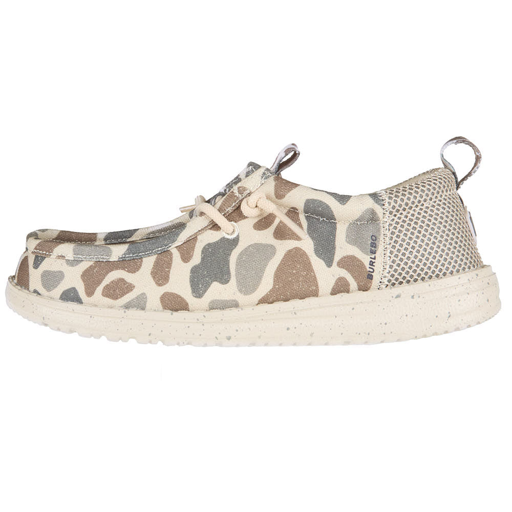 Hey Dude Kid's Wally Funk Burlebo Deer Camo