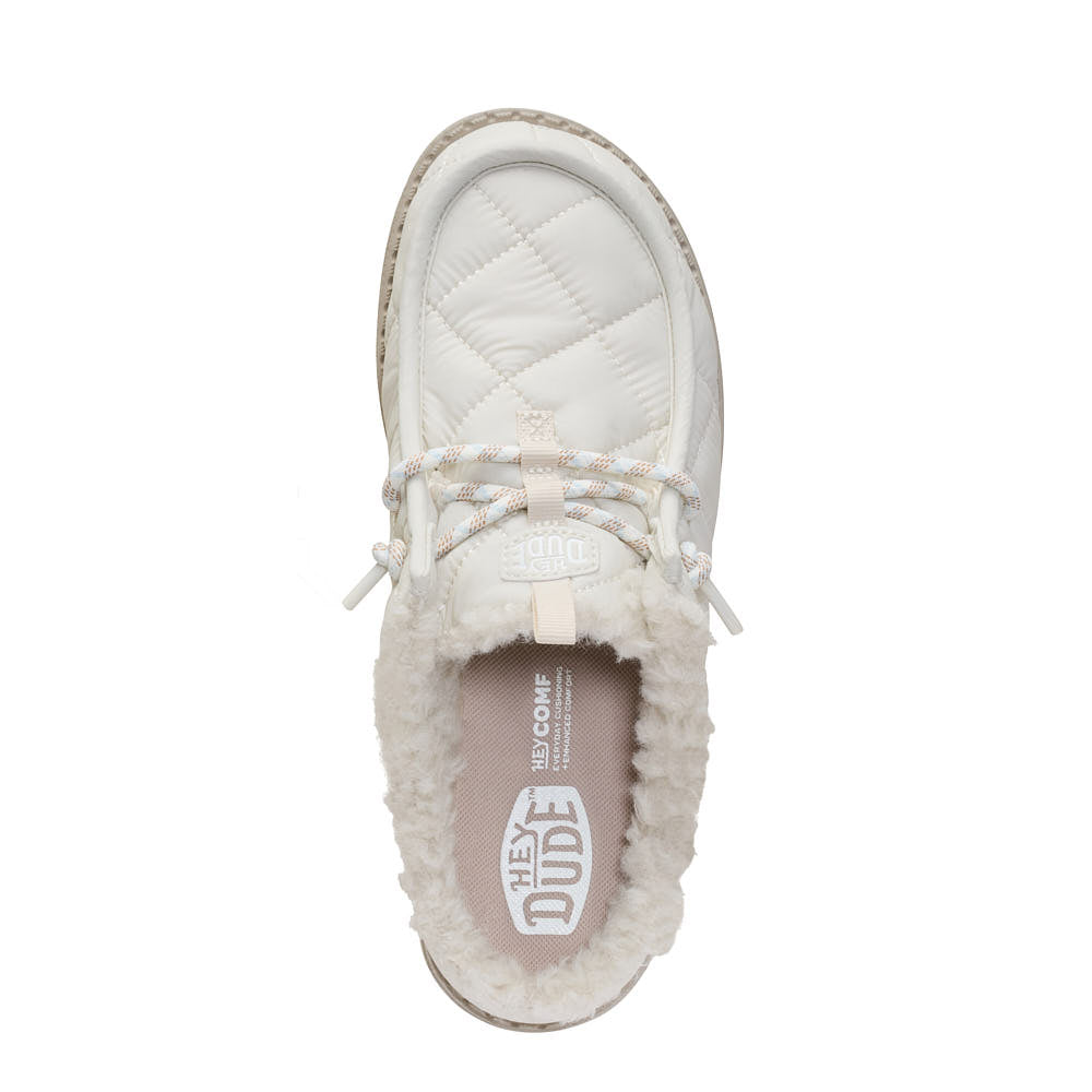 Hey Dude Women's Wendy Slip Camp Nylon Silver Birch Casual