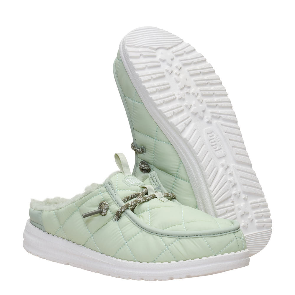 Hey Dude Women's Wendy Slip Camp Nylon Sea Foam Casual